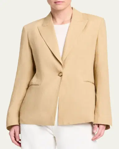 TWP Boy Chintzed Linen Blazer | Thumbnail 4 TWP Boy Chintzed Linen Blazer | Thumbnail 4