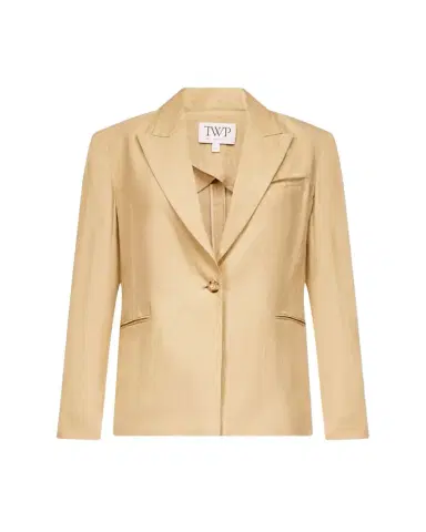 TWP Boy Chintzed Linen Blazer | Thumbnail 1 TWP Boy Chintzed Linen Blazer | Thumbnail 1
