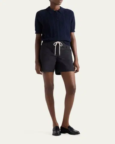 Prada Cotton Short-Sleeve Polo Shirt | Thumbnail 2 Prada Cotton Short-Sleeve Polo Shirt | Thumbnail 2
