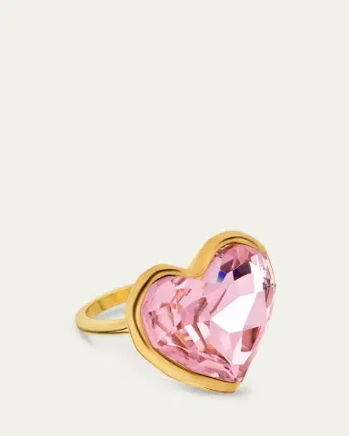 Oscar de la Renta Crystal Heart Ring | Thumbnail 3 Oscar de la Renta Crystal Heart Ring | Thumbnail 3