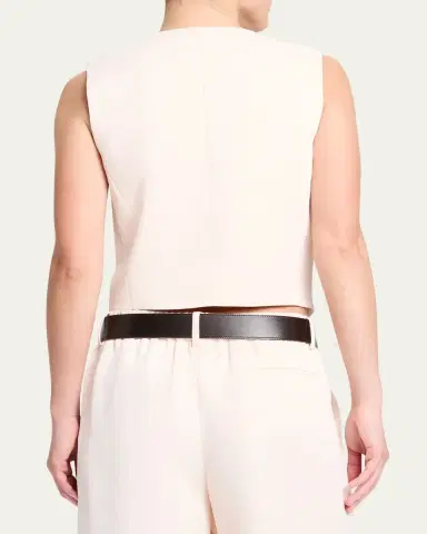 TWP High-Neck Hidden Placket Vest | Thumbnail 3 TWP High-Neck Hidden Placket Vest | Thumbnail 3