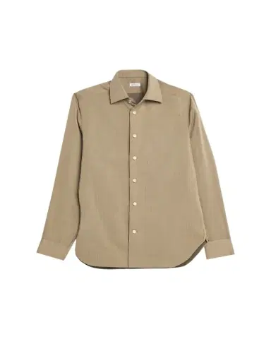 Kiton Men's Herringbone Cotton and Lyocell Sport Shirt | Thumbnail 1 Kiton Men's Herringbone Cotton and Lyocell Sport Shirt | Thumbnail 1