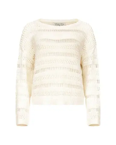 TWP Wide-Neck Open Stitch Sweater | Thumbnail 1 TWP Wide-Neck Open Stitch Sweater | Thumbnail 1
