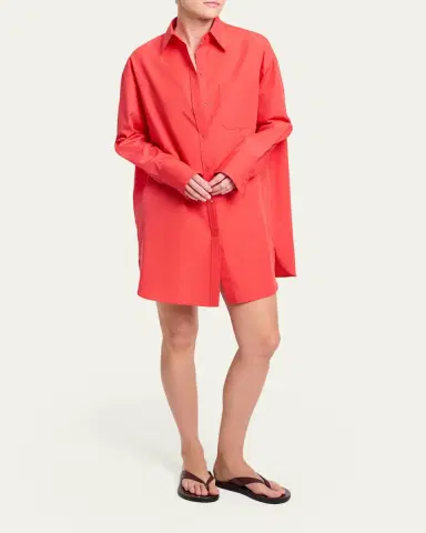 TWP Big Joe Cotton Button-Front Shirtdress | Thumbnail 4 TWP Big Joe Cotton Button-Front Shirtdress | Thumbnail 4