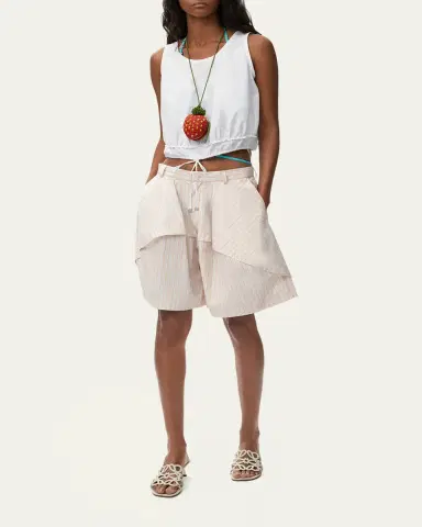LOEWE x Paula's Ibiza Cropped Drawstring Top | Thumbnail 2 LOEWE x Paula's Ibiza Cropped Drawstring Top | Thumbnail 2