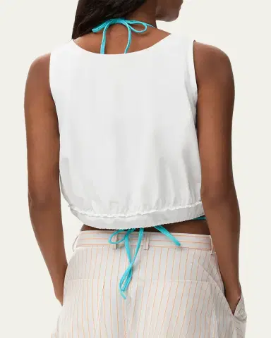 LOEWE x Paula's Ibiza Cropped Drawstring Top | Thumbnail 3 LOEWE x Paula's Ibiza Cropped Drawstring Top | Thumbnail 3