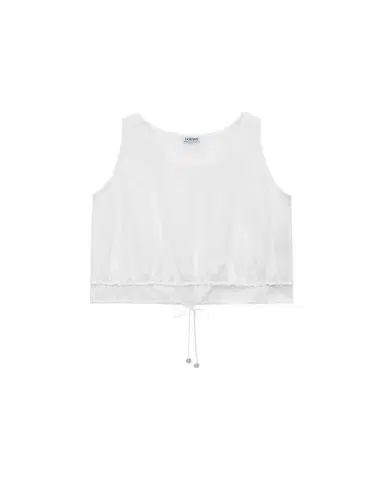 LOEWE x Paula's Ibiza Cropped Drawstring Top | Thumbnail 1 LOEWE x Paula's Ibiza Cropped Drawstring Top | Thumbnail 1