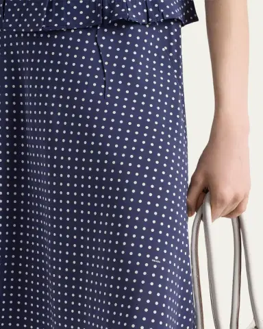 Prada Satin Polka Dot Midi Skirt | Thumbnail 5 Prada Satin Polka Dot Midi Skirt | Thumbnail 5