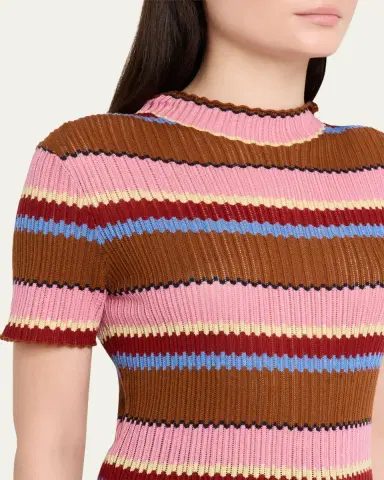 Guest in Residence Palazzo Rib Striped Top | Thumbnail 5 Guest in Residence Palazzo Rib Striped Top | Thumbnail 5