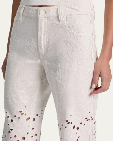 Alice + Olivia Chic Laser-Cut Jeans | Thumbnail 5 Alice + Olivia Chic Laser-Cut Jeans | Thumbnail 5