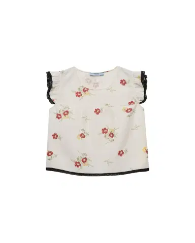 Prada Floral Linen Top | Thumbnail 1 Prada Floral Linen Top | Thumbnail 1