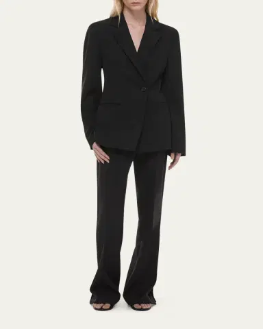 Helmut Lang Wool Gabardine Blazer | Thumbnail 2 Helmut Lang Wool Gabardine Blazer | Thumbnail 2