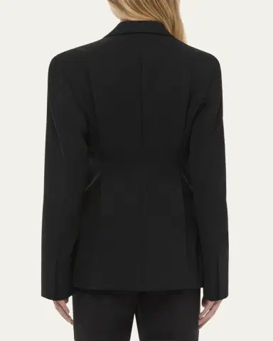 Helmut Lang Wool Gabardine Blazer | Thumbnail 3 Helmut Lang Wool Gabardine Blazer | Thumbnail 3