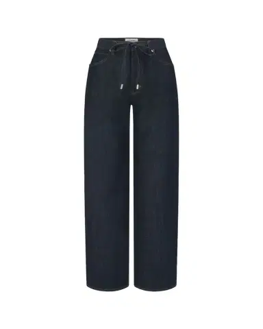 FRAME The Off-Duty Drawstring Bow Jeans | Thumbnail 1 FRAME The Off-Duty Drawstring Bow Jeans | Thumbnail 1