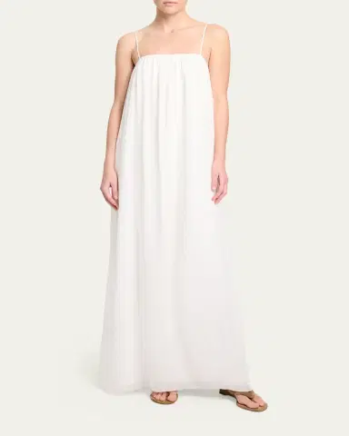 TWP Shirred Column Maxi Dress | Thumbnail 2 TWP Shirred Column Maxi Dress | Thumbnail 2