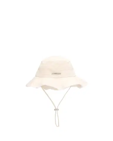 Jacquemus Men's The Artichaut Cotton Silver-Logo Bucket Hat | Thumbnail 1 Jacquemus Men's The Artichaut Cotton Silver-Logo Bucket Hat | Thumbnail 1