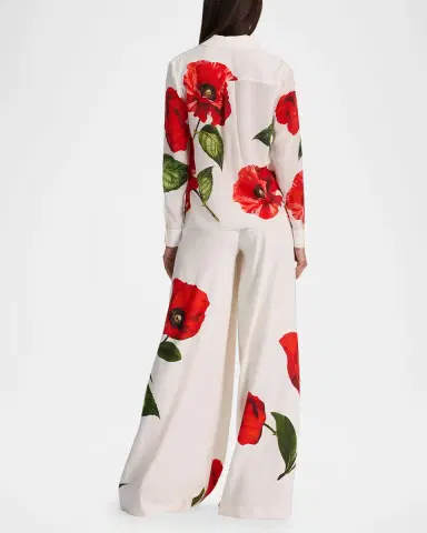 ALICE + OLIVIA Willa Placket Top | Thumbnail 2 ALICE + OLIVIA Willa Placket Top | Thumbnail 2