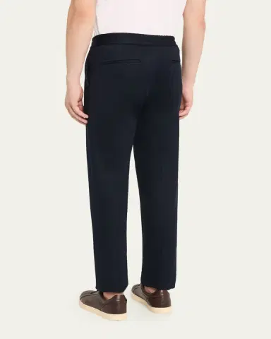 Baldassari Men's Jersey Straight-Leg Drawstring Pants | Thumbnail 3 Baldassari Men's Jersey Straight-Leg Drawstring Pants | Thumbnail 3