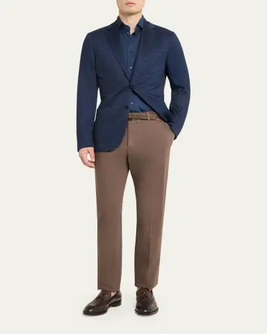 Baldassari Men's Brera Soft Travel 2-Button Sport Jacket | Thumbnail 2 Baldassari Men's Brera Soft Travel 2-Button Sport Jacket | Thumbnail 2