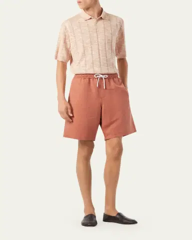 Loro Piana Men's Bay Long Swim Trunks | Thumbnail 2 Loro Piana Men's Bay Long Swim Trunks | Thumbnail 2