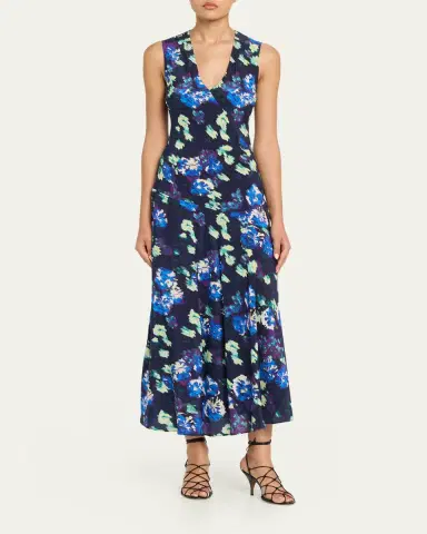 Ulla Johnson Elowen Floral Silk Maxi Dress | Thumbnail 2 Ulla Johnson Elowen Floral Silk Maxi Dress | Thumbnail 2
