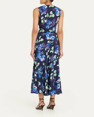 Ulla Johnson Elowen Floral Silk Maxi Dress | Thumbnail 3 Ulla Johnson Elowen Floral Silk Maxi Dress | Thumbnail 3