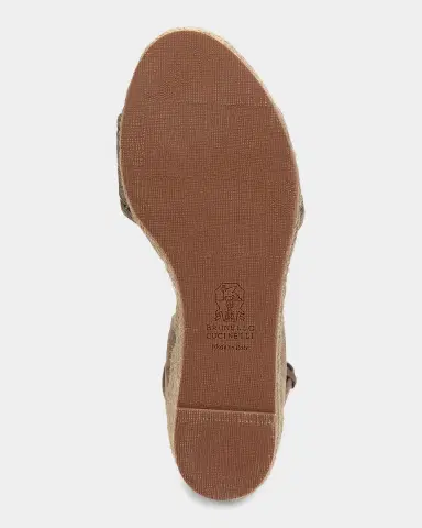 Brunello Cucinelli Suede Espadrille Wedge Sandals | Thumbnail 7 Brunello Cucinelli Suede Espadrille Wedge Sandals | Thumbnail 7