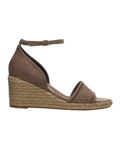 Brunello Cucinelli Suede Espadrille Wedge Sandals | Thumbnail 1 Brunello Cucinelli Suede Espadrille Wedge Sandals | Thumbnail 1