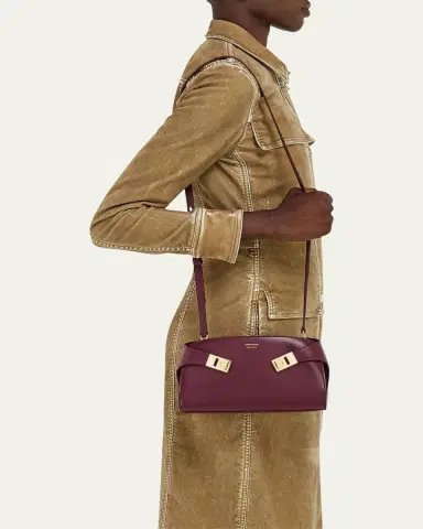 Ferragamo Hug Leather Crossbody Bag | Thumbnail 2 Ferragamo Hug Leather Crossbody Bag | Thumbnail 2