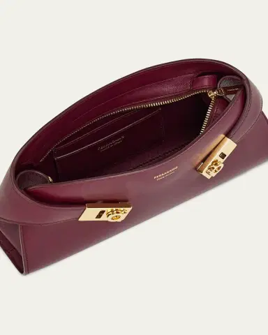 Ferragamo Hug Leather Crossbody Bag | Thumbnail 4 Ferragamo Hug Leather Crossbody Bag | Thumbnail 4