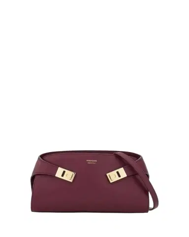 Ferragamo Hug Leather Crossbody Bag | Thumbnail 1 Ferragamo Hug Leather Crossbody Bag | Thumbnail 1