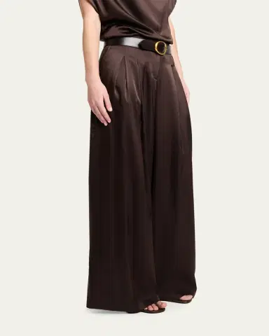 TWP Drew Silk Wide-Leg Pants | Thumbnail 4 TWP Drew Silk Wide-Leg Pants | Thumbnail 4