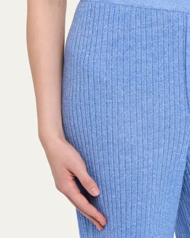 Guest in Residence Ribbed Everywear Cashmere Pants | Thumbnail 5 Guest in Residence Ribbed Everywear Cashmere Pants | Thumbnail 5