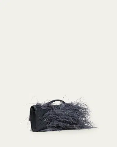 Bottega Veneta Andiamo Feather Leather Clutch Bag | Thumbnail 3 Bottega Veneta Andiamo Feather Leather Clutch Bag | Thumbnail 3