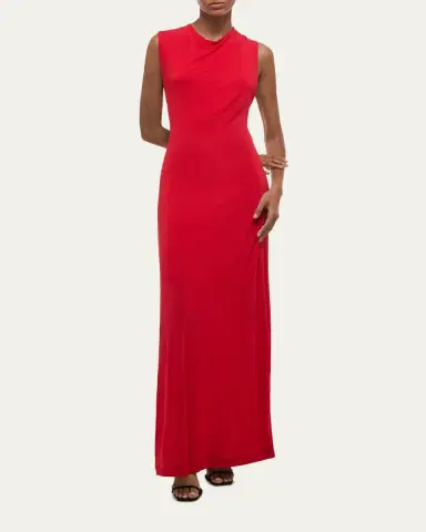 Helmut Lang Open-Back Knot Maxi Dress | Thumbnail 4 Helmut Lang Open-Back Knot Maxi Dress | Thumbnail 4