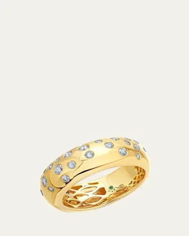 Graziela Gems 18K Dazzling Floating Diamond Cigar Band | Thumbnail 3 Graziela Gems 18K Dazzling Floating Diamond Cigar Band | Thumbnail 3