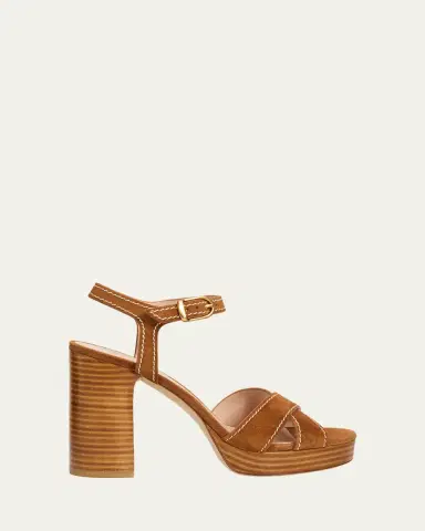 Stuart Weitzman 95mm Park Suede Platform Sandals | Thumbnail 6 Stuart Weitzman 95mm Park Suede Platform Sandals | Thumbnail 6