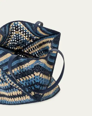 Loewe x Paula's Ibiza Men's Puzzle Fold XL Raffia Tote Bag | Thumbnail 3 Loewe x Paula's Ibiza Men's Puzzle Fold XL Raffia Tote Bag | Thumbnail 3