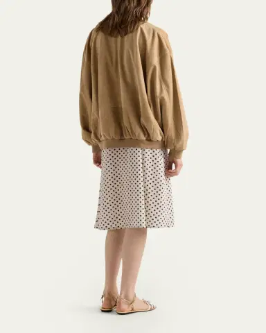Prada Polka-Dot Print Marocain Shirtdress | Thumbnail 3 Prada Polka-Dot Print Marocain Shirtdress | Thumbnail 3