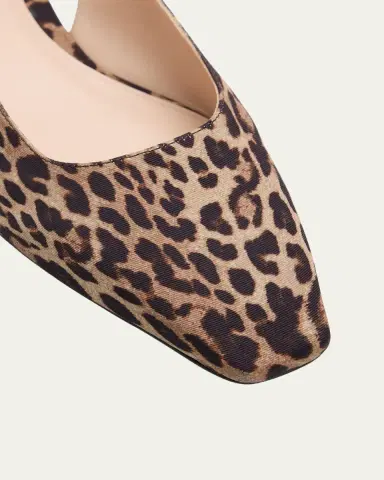 Stuart Weitzman Stassi Leopard Grosgrain Slingback Flats | Thumbnail 5 Stuart Weitzman Stassi Leopard Grosgrain Slingback Flats | Thumbnail 5