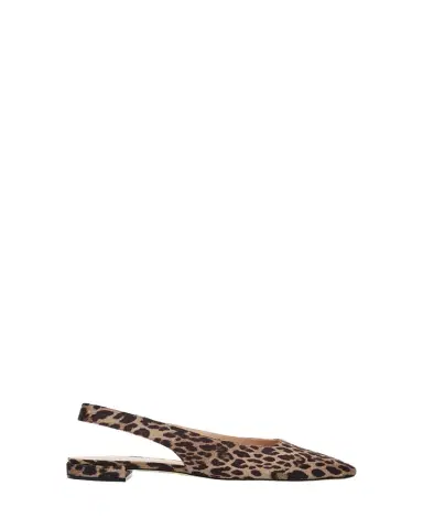 Stuart Weitzman Stassi Leopard Grosgrain Slingback Flats | Thumbnail 1 Stuart Weitzman Stassi Leopard Grosgrain Slingback Flats | Thumbnail 1