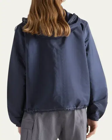 Prada Re-Nylon Zip-Up Jacket | Thumbnail 3 Prada Re-Nylon Zip-Up Jacket | Thumbnail 3