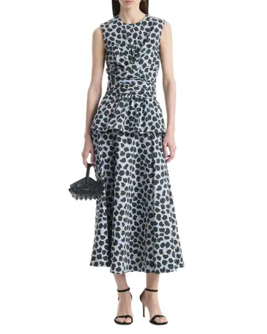 Altuzarra Varda Animal-Print Midi Skirt | Thumbnail 1 Altuzarra Varda Animal-Print Midi Skirt | Thumbnail 1