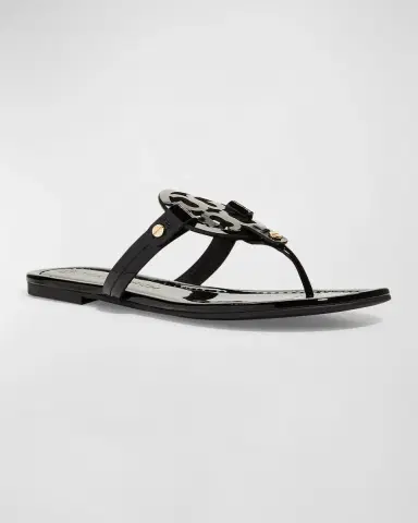 Tory Burch Miller Patent Leather Sandals | Thumbnail 2 Tory Burch Miller Patent Leather Sandals | Thumbnail 2