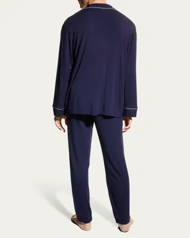 Eberjey Men's William Long-Sleeve Pajama Set | Thumbnail 3 Eberjey Men's William Long-Sleeve Pajama Set | Thumbnail 3