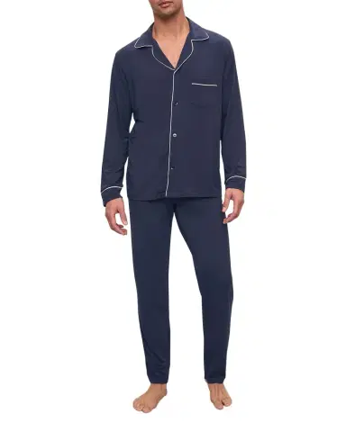 Eberjey Men's William Long-Sleeve Pajama Set | Thumbnail 1 Eberjey Men's William Long-Sleeve Pajama Set | Thumbnail 1