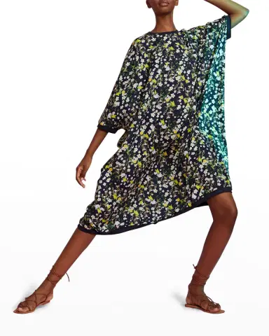 Cynthia Rowley Oversized Floral-Print Tee Dress | Thumbnail 2 Cynthia Rowley Oversized Floral-Print Tee Dress | Thumbnail 2