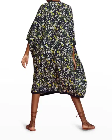 Cynthia Rowley Oversized Floral-Print Tee Dress | Thumbnail 3 Cynthia Rowley Oversized Floral-Print Tee Dress | Thumbnail 3