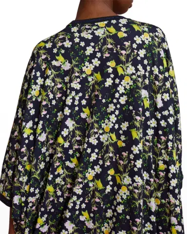 Cynthia Rowley Oversized Floral-Print Tee Dress | Thumbnail 4 Cynthia Rowley Oversized Floral-Print Tee Dress | Thumbnail 4