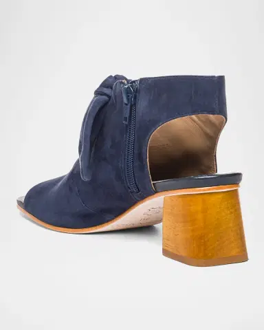 Bernardo Lizzie Suede Knot Zip Sandals | Thumbnail 2 Bernardo Lizzie Suede Knot Zip Sandals | Thumbnail 2